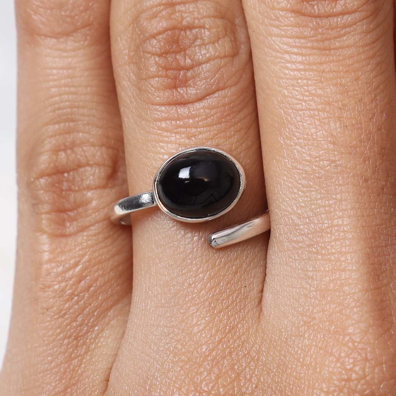 Black Onyx Sterling Silver Ring