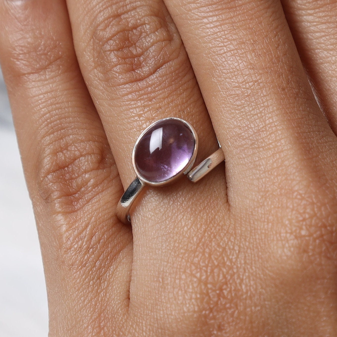 Amethyst Sterling Silver Ring