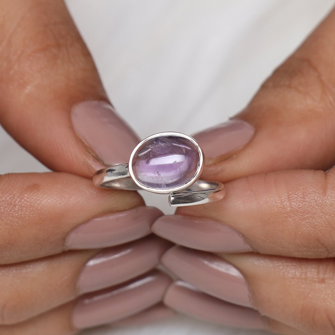 Amethyst Sterling Silver Ring