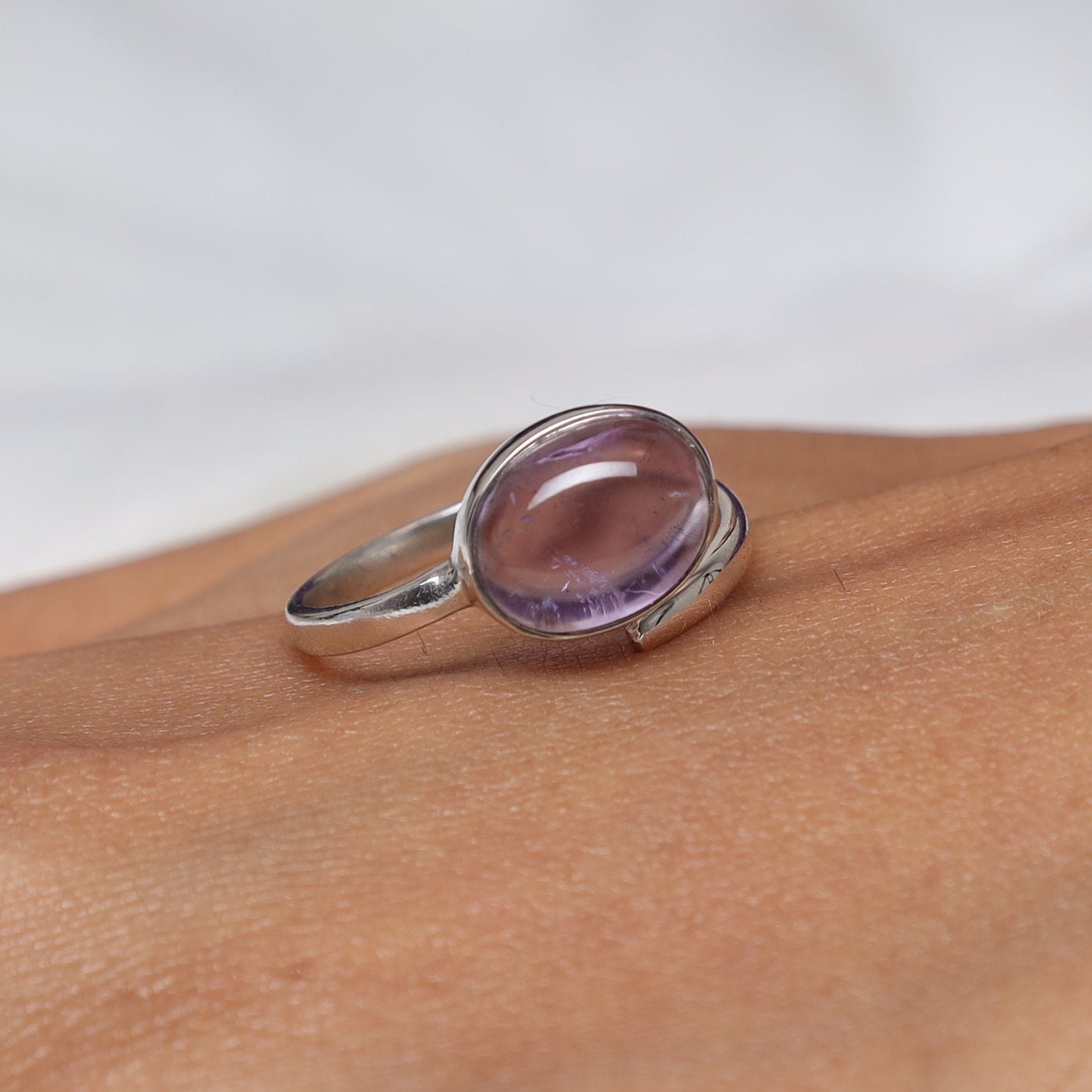 Amethyst Sterling Silver Ring