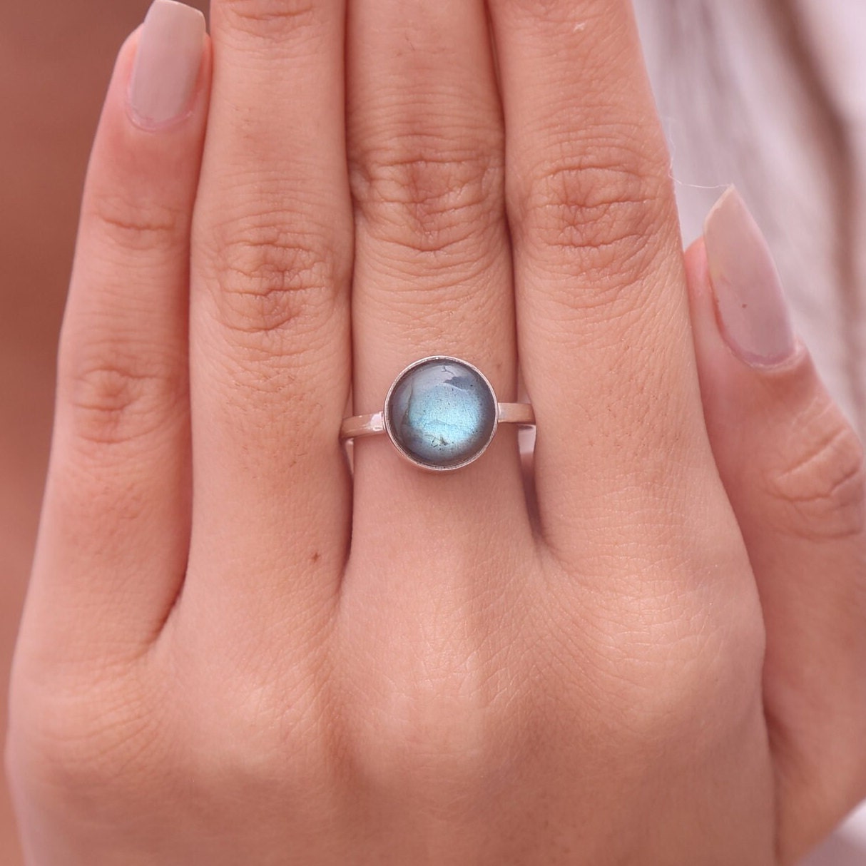 Labradorite Sterling Silver Ring