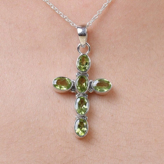 Peridot Sterling Silver Pendant