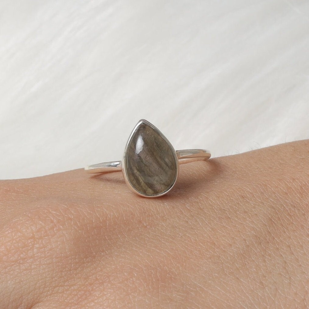 Purple Copper Turquoise Sterling Silver Ring