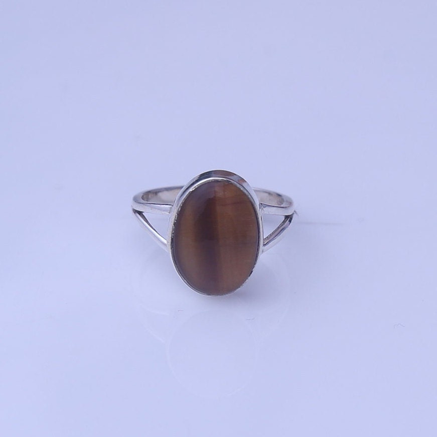 Tiger Eye Sterling Silver Ring