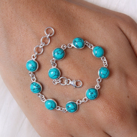 Turquoise Sterling Silver Bracelet