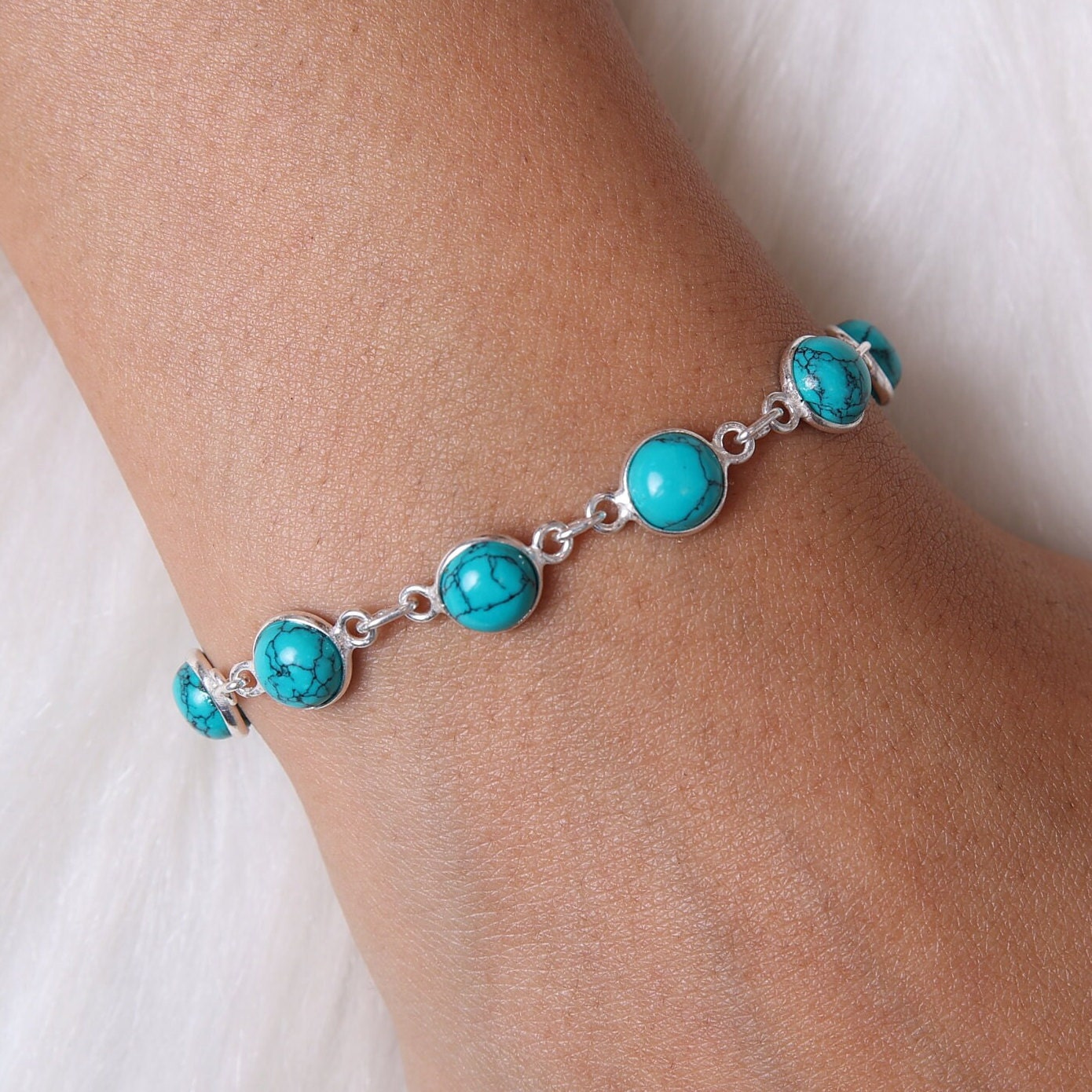 Turquoise Sterling Silver Bracelet